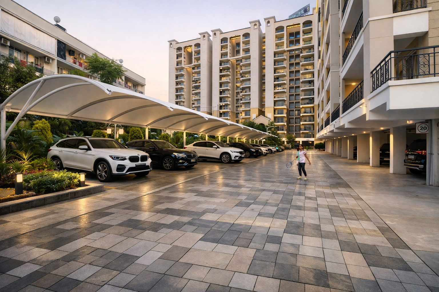 El Spazia Spanish courtyard residences